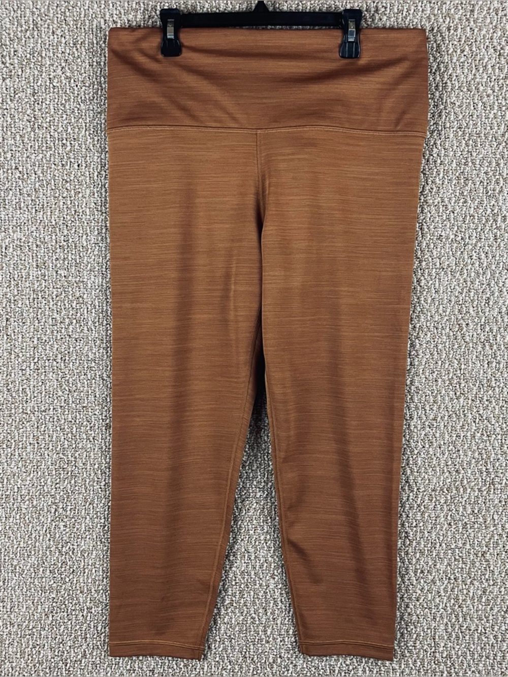 Athleta Elation Space Dye 7/8 Tight Size 1X Brown Activewear Yoga Casual T713